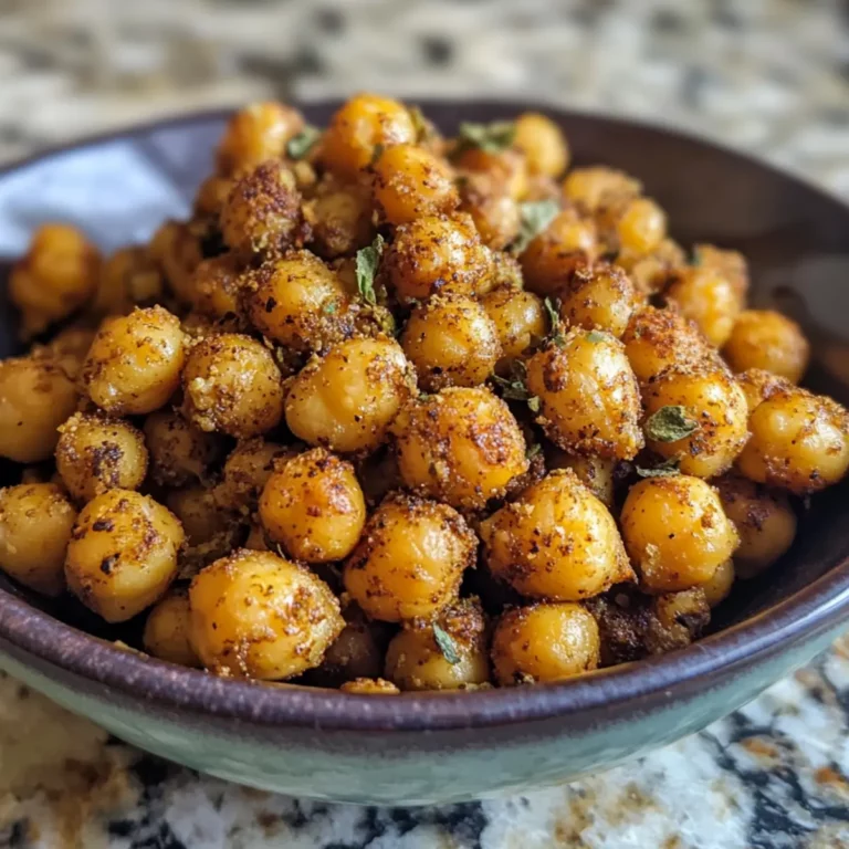 Za’atar Spiced Roasted Chickpeas recipe