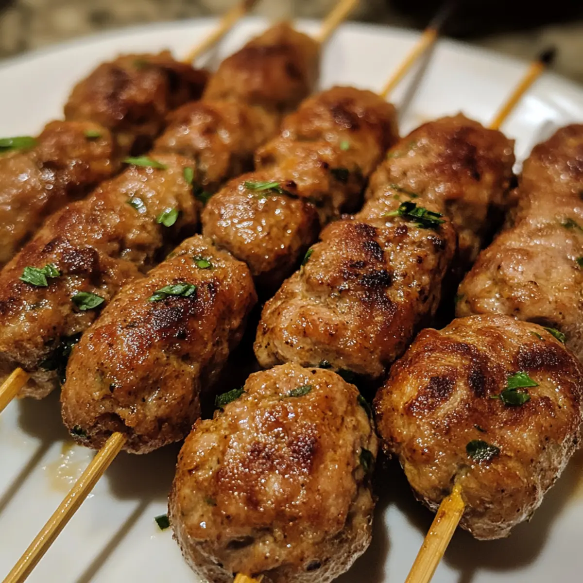 Moroccan Spiced Turkey Kofta Skewers