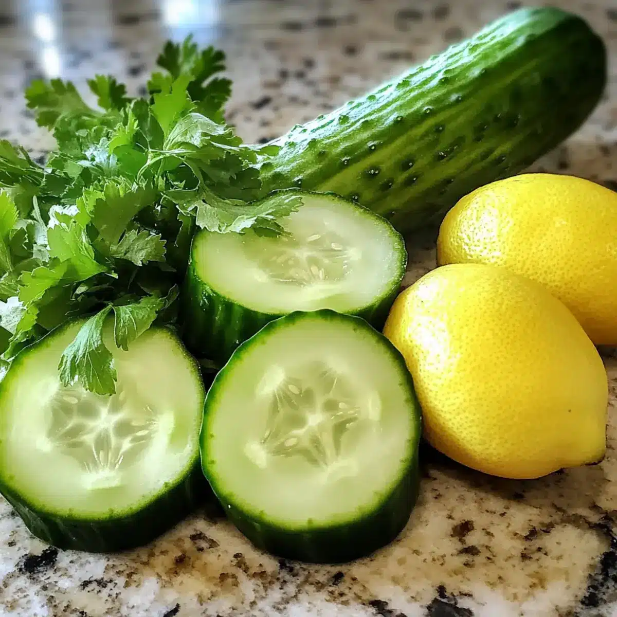 Celery, Cucumber, and Lemon Hydrator