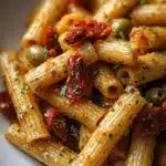 Sun-Dried Tomato and Olive Whole Wheat Pasta