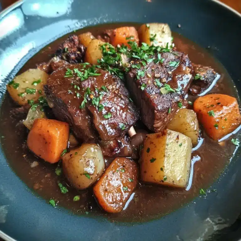 Slow-Braised Beef with Root Vegetables