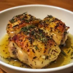 Garlic and Rosemary Roasted Chicken Thighs