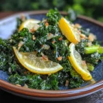 Crispy Garlic Kale with Lemon