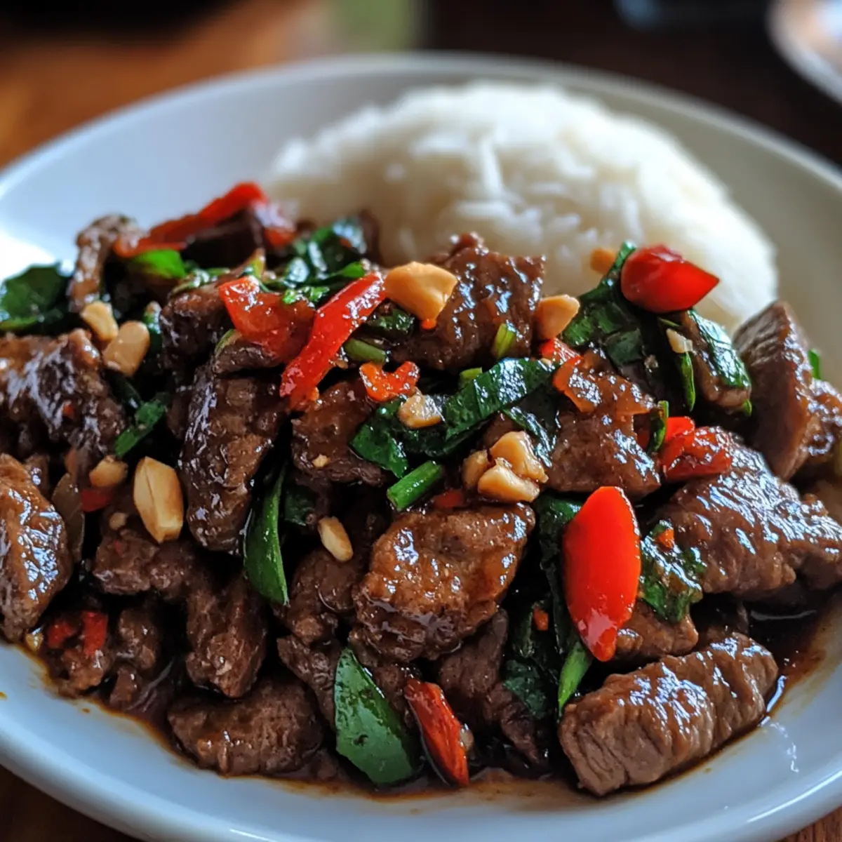 Spicy Thai Basil Beef