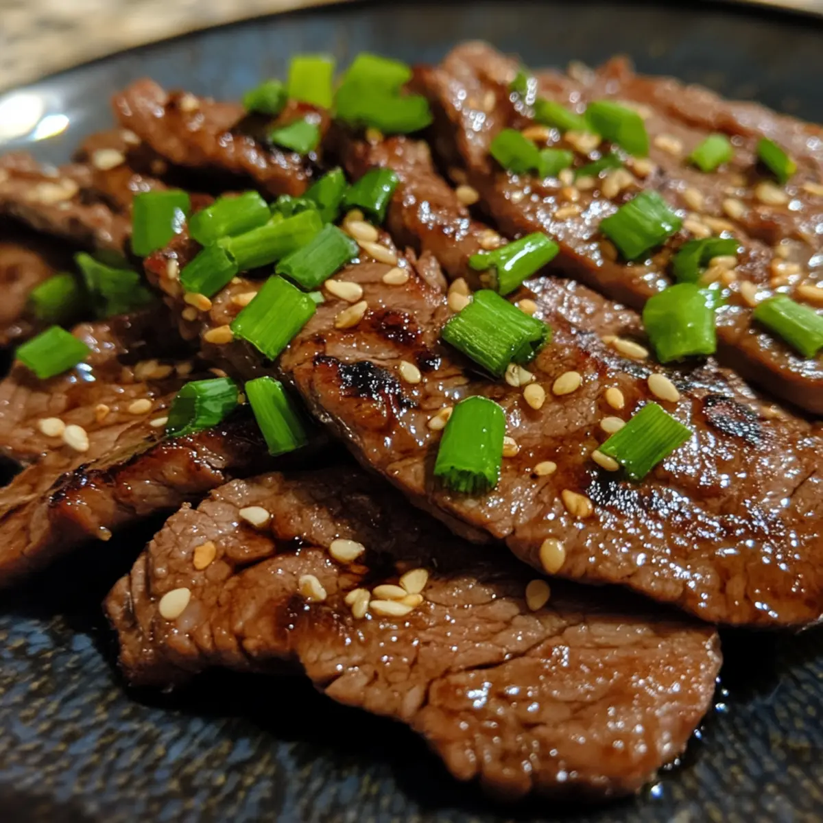 Ginger Garlic Beef Strips