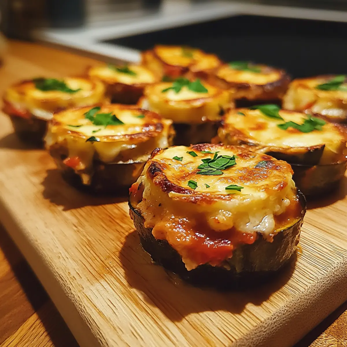 Mini Veggie Moussaka Bites