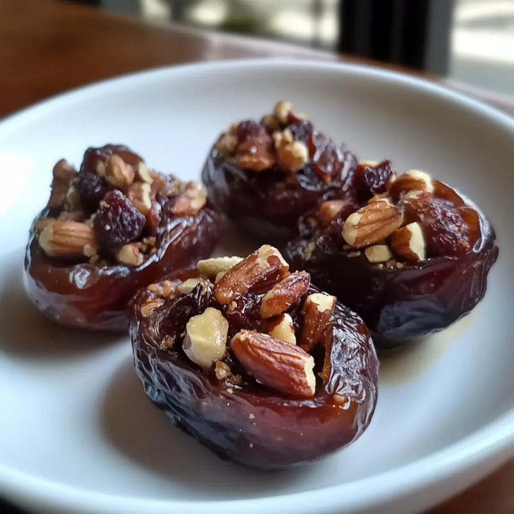 Dried Fruit and Nut Stuffed Dates