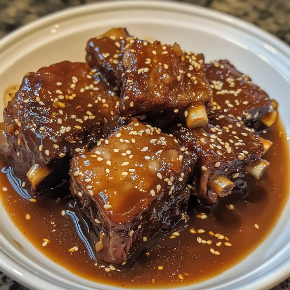 Slow Cooker Soy-Glazed Beef Short Ribs