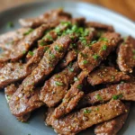 Harissa-Spiced Beef Strips