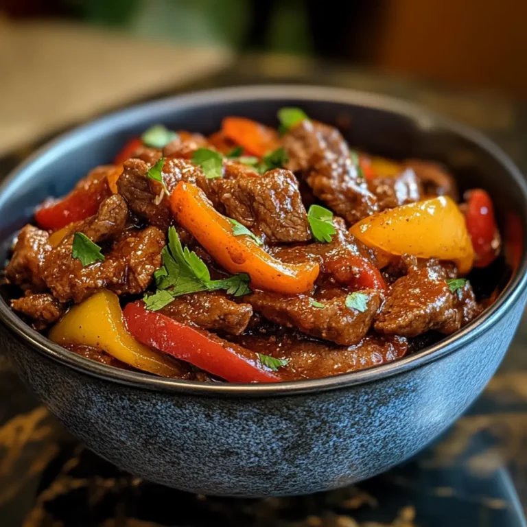 Smoky Chili Beef and Bell Peppers