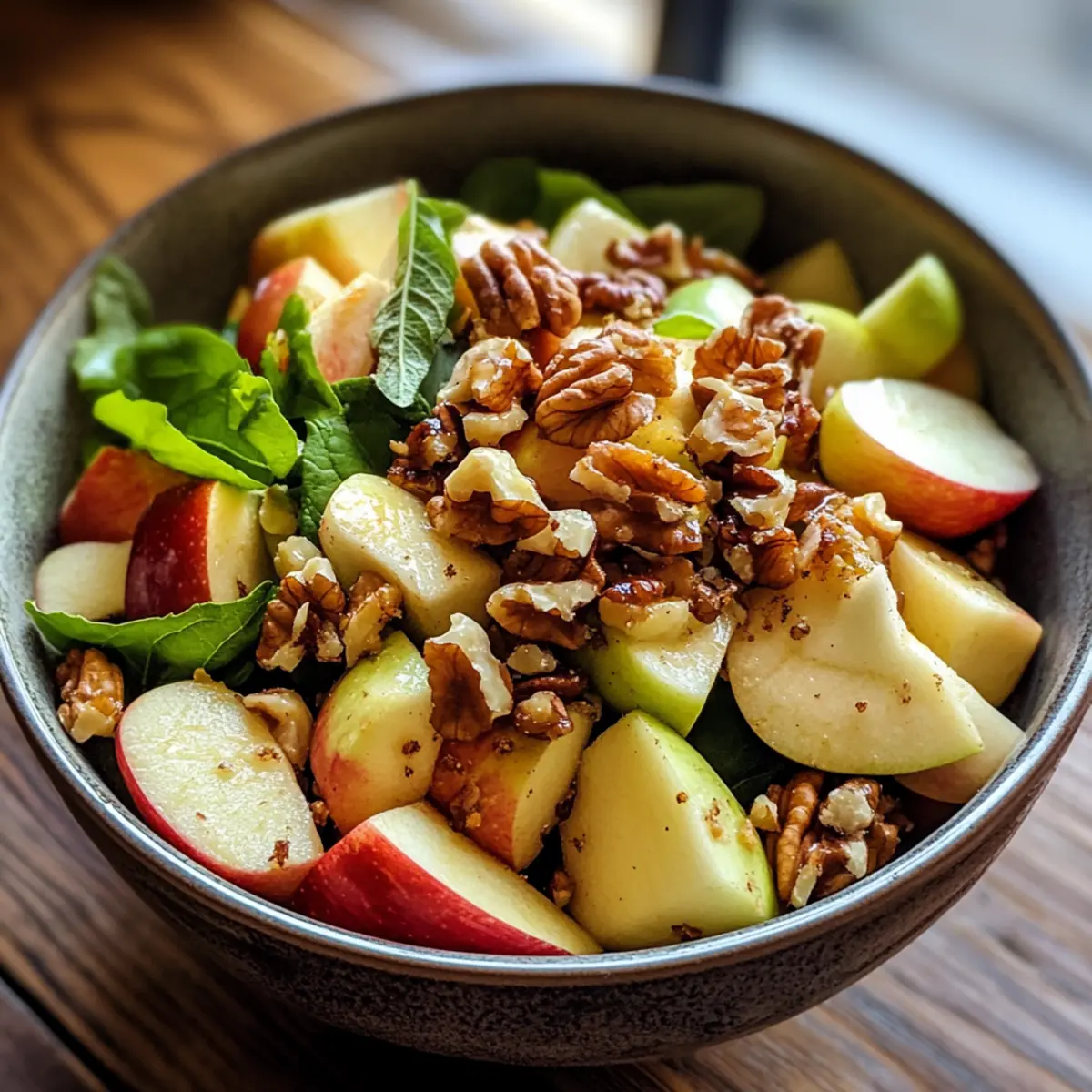 Apple and Walnut Spring Mix
