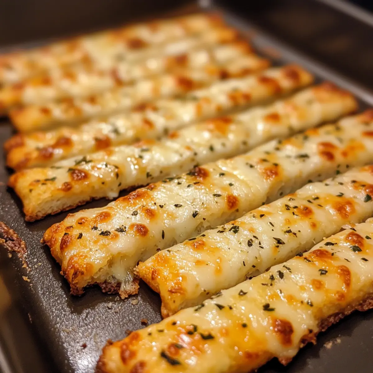Cheesy Cauliflower Breadsticks (Flourless)