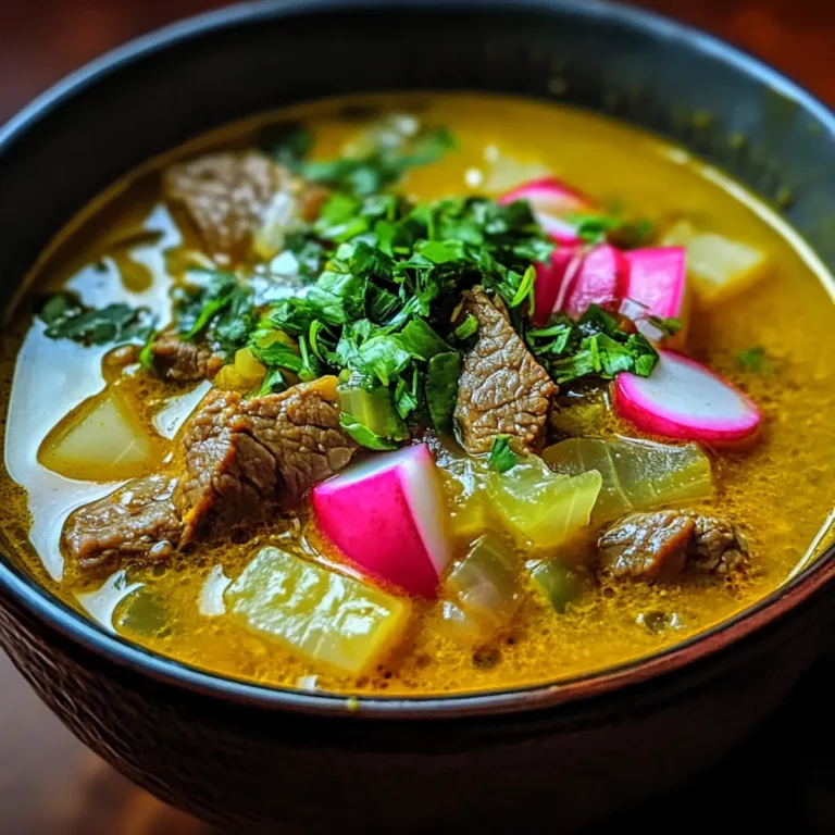 Turmeric Beef and Radish Soup