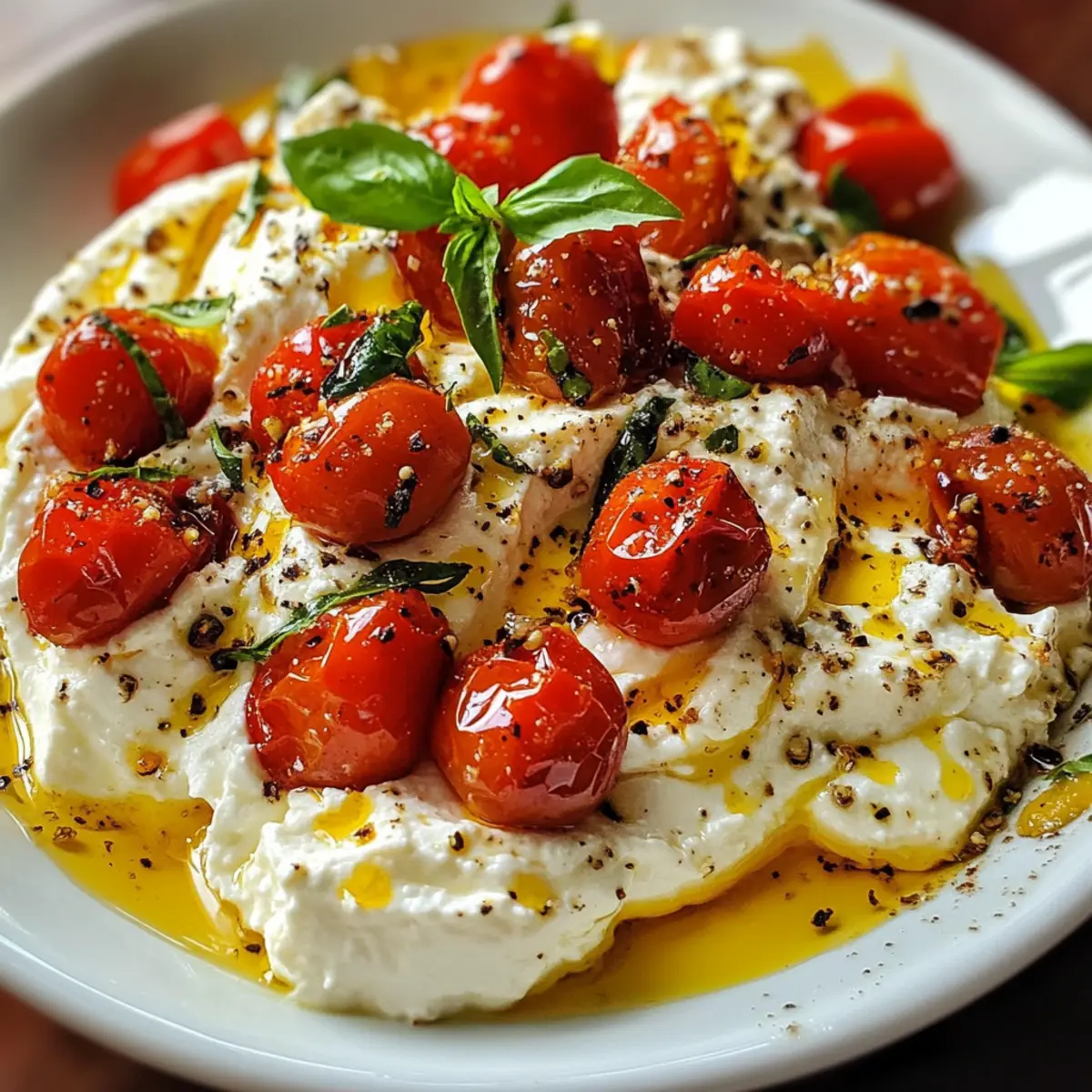 Whipped Feta with Honey-Roasted Cherry Tomatoes