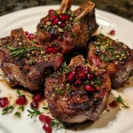 Roasted Lamb Chops with Pomegranate Rub