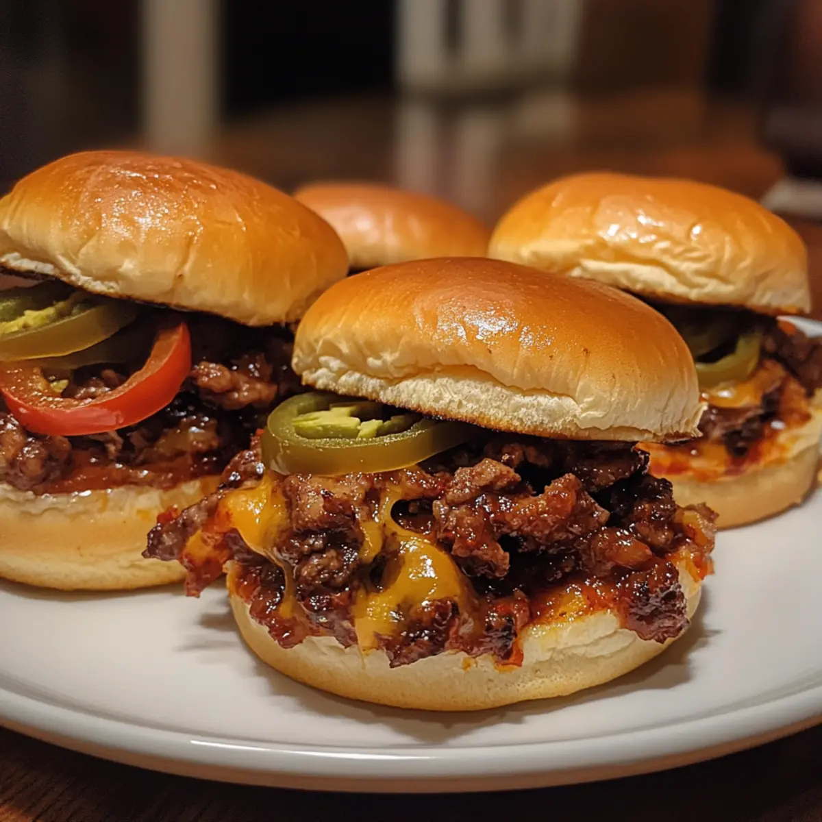 Ghost Pepper Beef Sliders