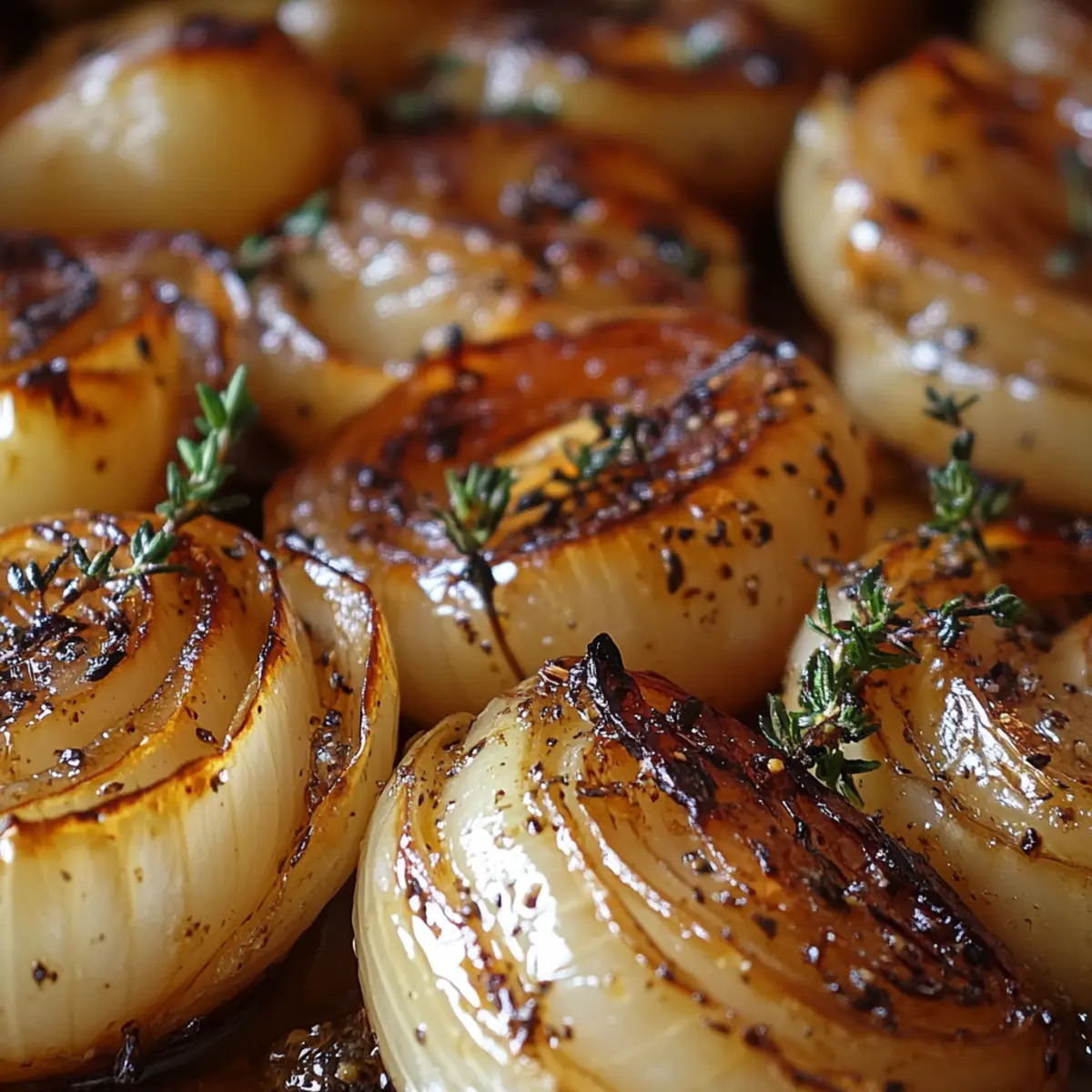 Roasted Onions with Balsamic and Oregano