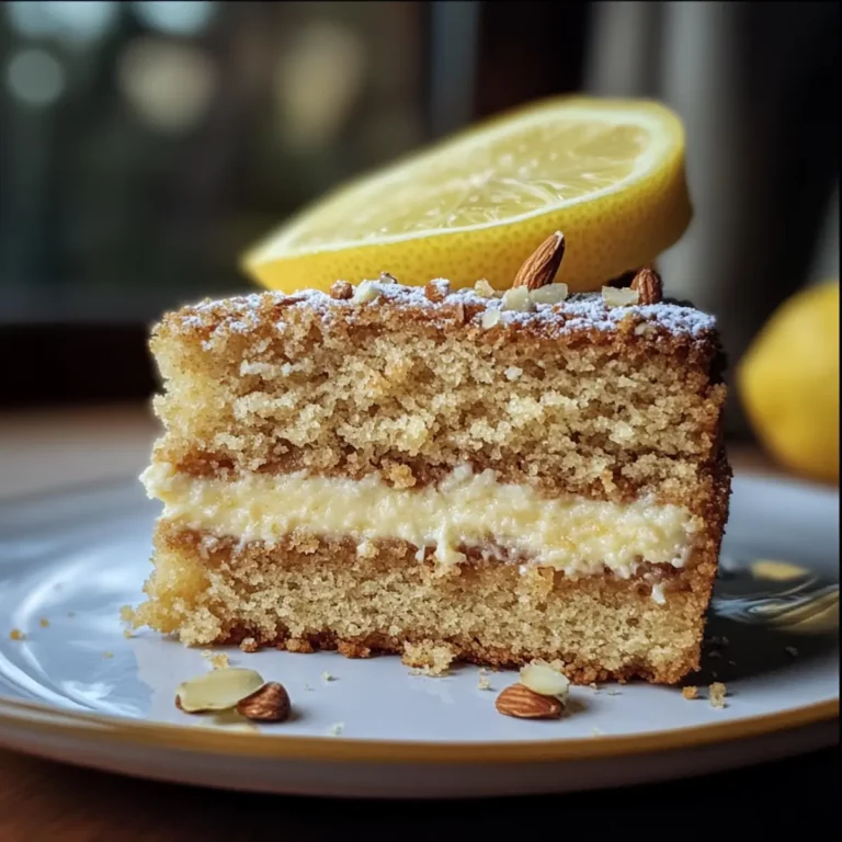 Almond Meal Lemon Sponge