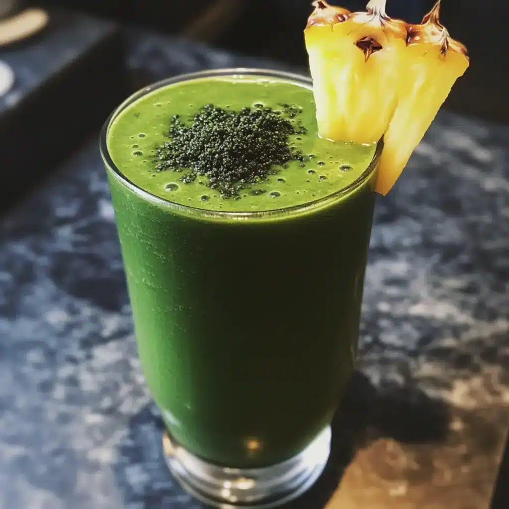 Spirulina and Pineapple Energy Blast smoothie recipe