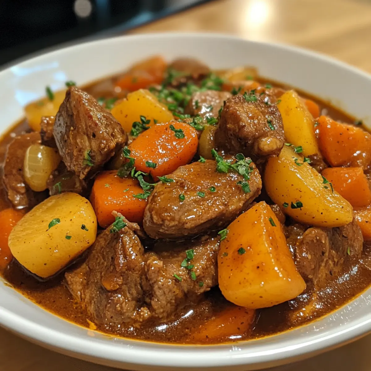 Cinnamon-Scented Lamb and Apricot Stew