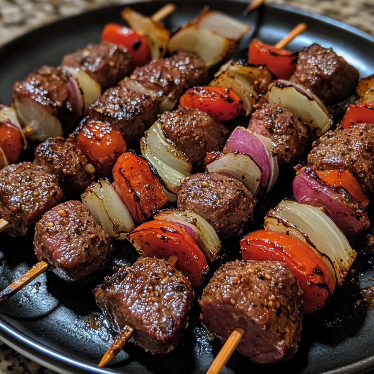Sumac-Rubbed Beef Sirloin Kabobs