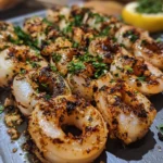 Grilled Calamari with Garlic and Parsley recipe