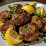 Lemon Garlic Turkey Kofta recipe