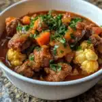 Lamb and Cauliflower Stew (Maglouba Style) recipe