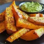 Sweet Potato Wedges with Avocado Dip