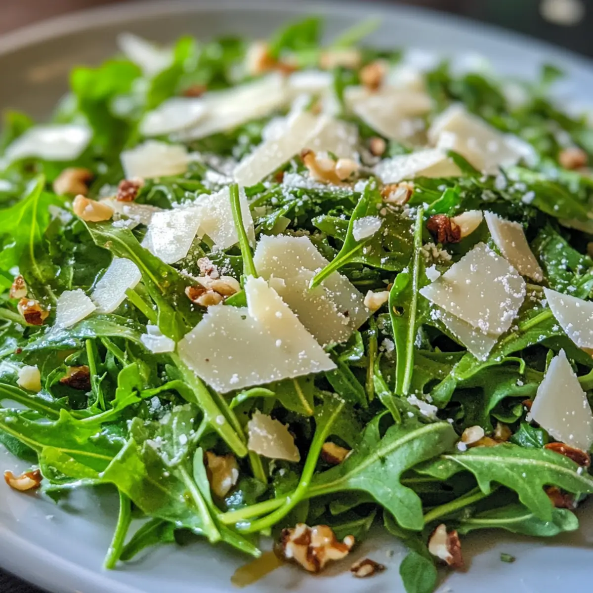 Balsamic Arugula and Shaved Parmesan recipe