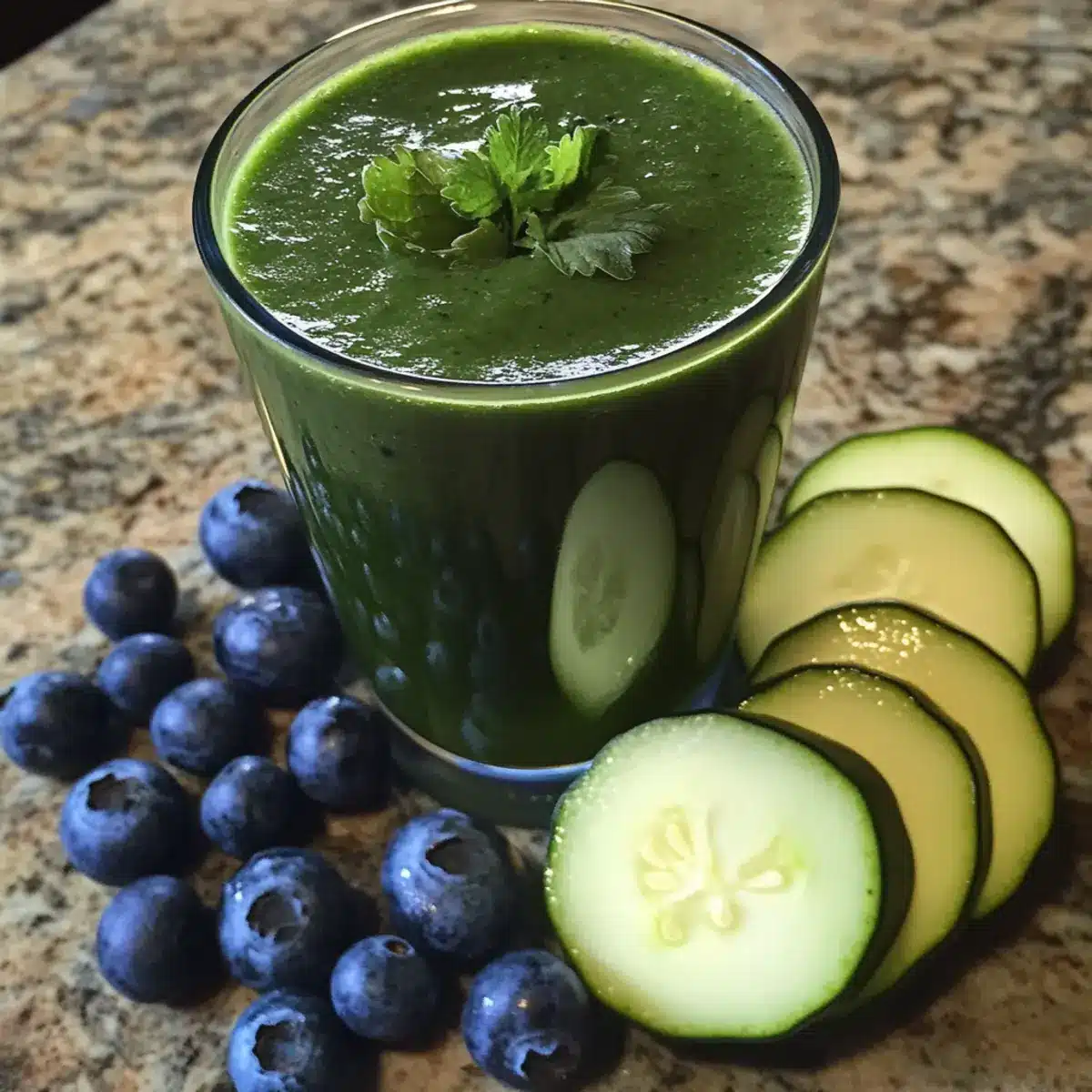 Zucchini and Blueberry Unexpected Blend juice recipe