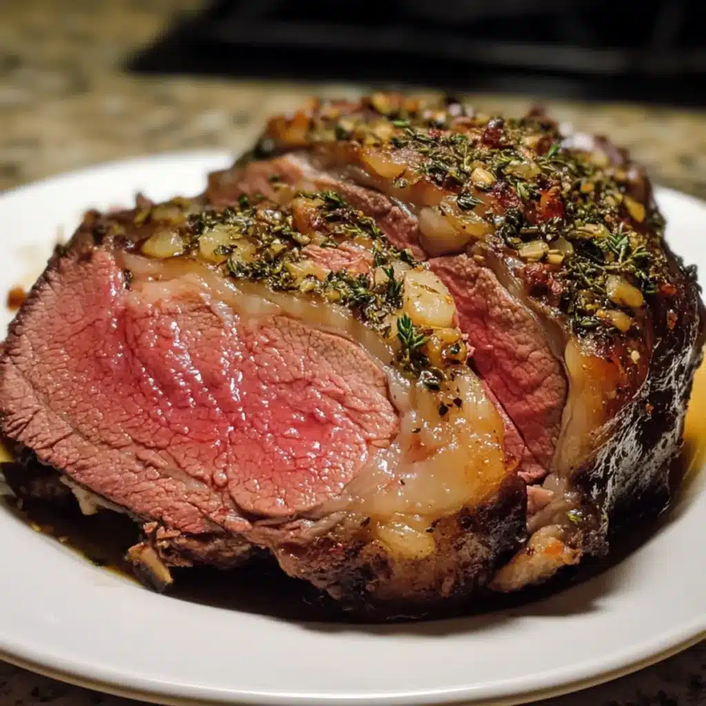 Garlic Herb Prime Rib