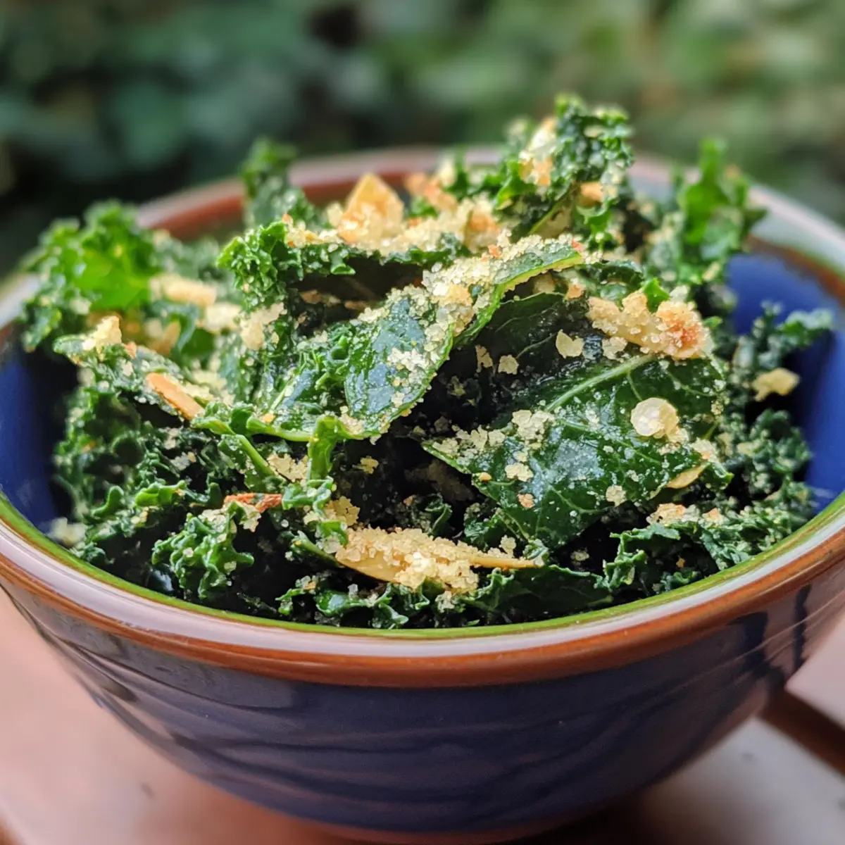 Lemon Garlic Kale Crunch