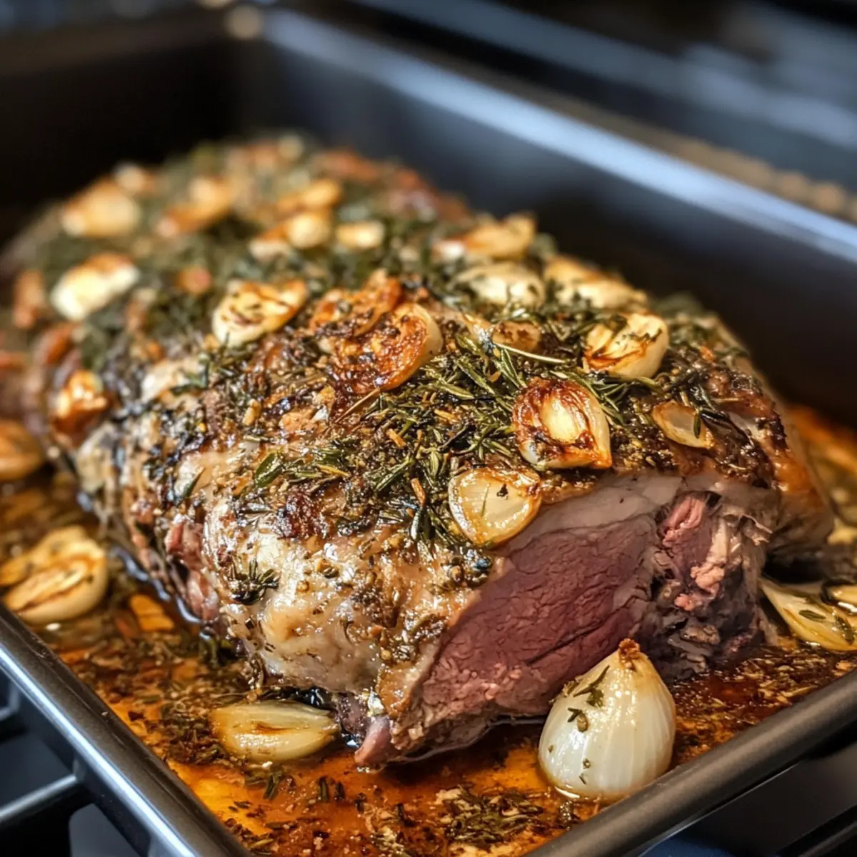 Ina Garten’s Garlic & Herb Roasted Leg of Lamb