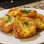 Crispy Smashed Potatoes with Rosemary recipe