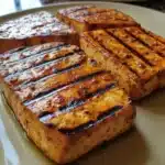 Harissa Marinated Grilled Tofu Steaks recipe