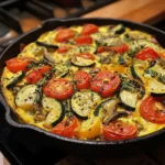 Mediterranean Vegetable Frittata (Pork-Free)