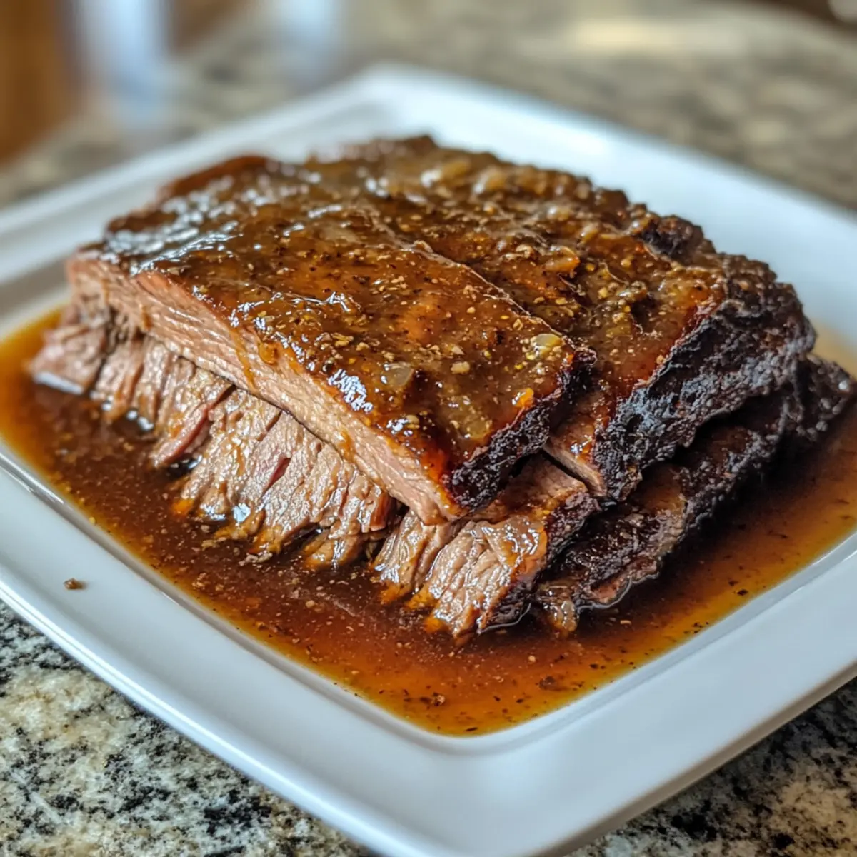 Honey-Glazed Slow Cooker Beef Brisket