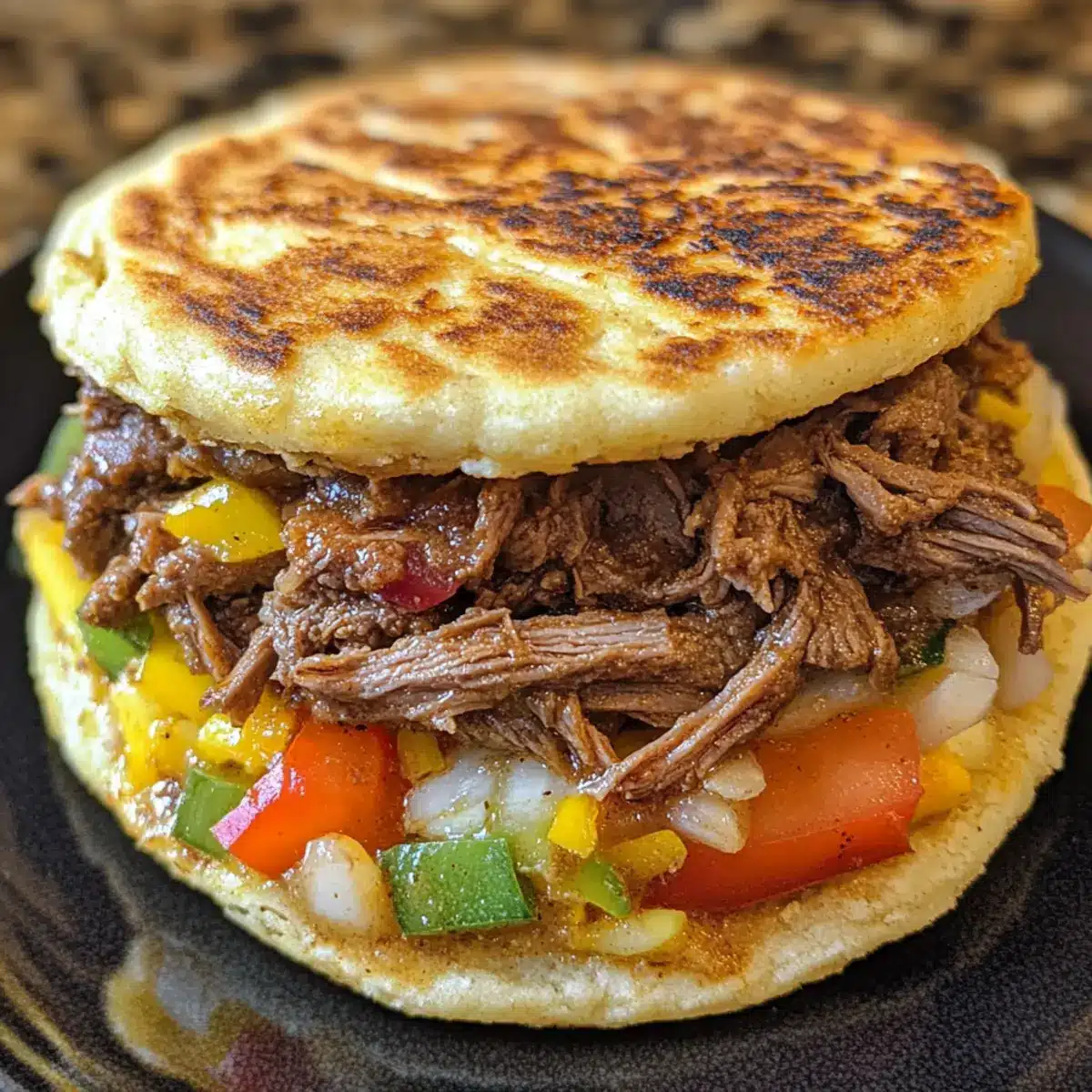 Shredded Beef Arepa Filling recipe