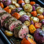 Sheet Pan Beef Tenderloin & Roasted Vegetables