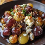 Roasted Grapes with Honey and Goat Cheese