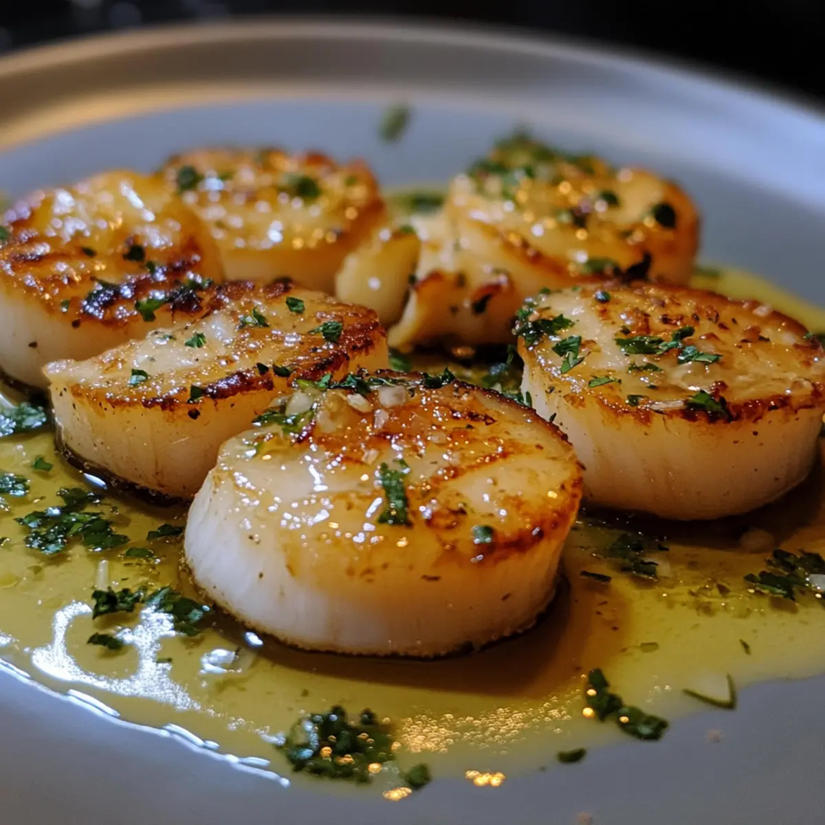 Sautéed Scallops with Garlic Butter recipe