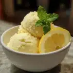 Lemon Mint Sorbet (Sugar-Free)