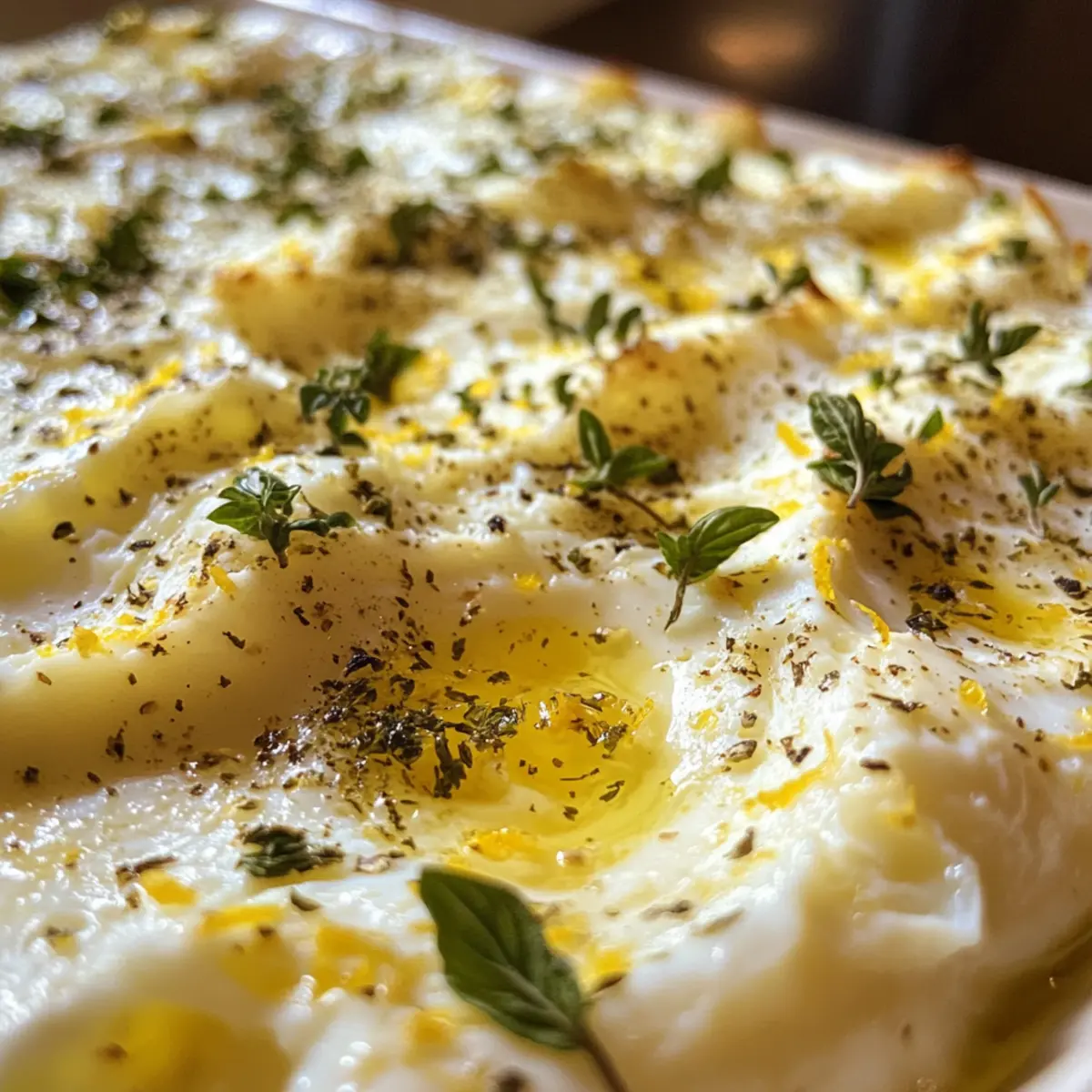 Baked Egg Whites with Oregano and Lemon Zest