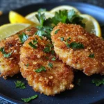 Oat-Crusted Chicken Schnitzel (Small Bites)