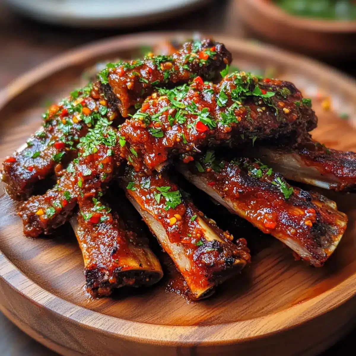 Red Chili Lamb Ribs