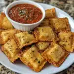 Air-Fried Ravioli with Marinara Dip (Vegetarian) recipe