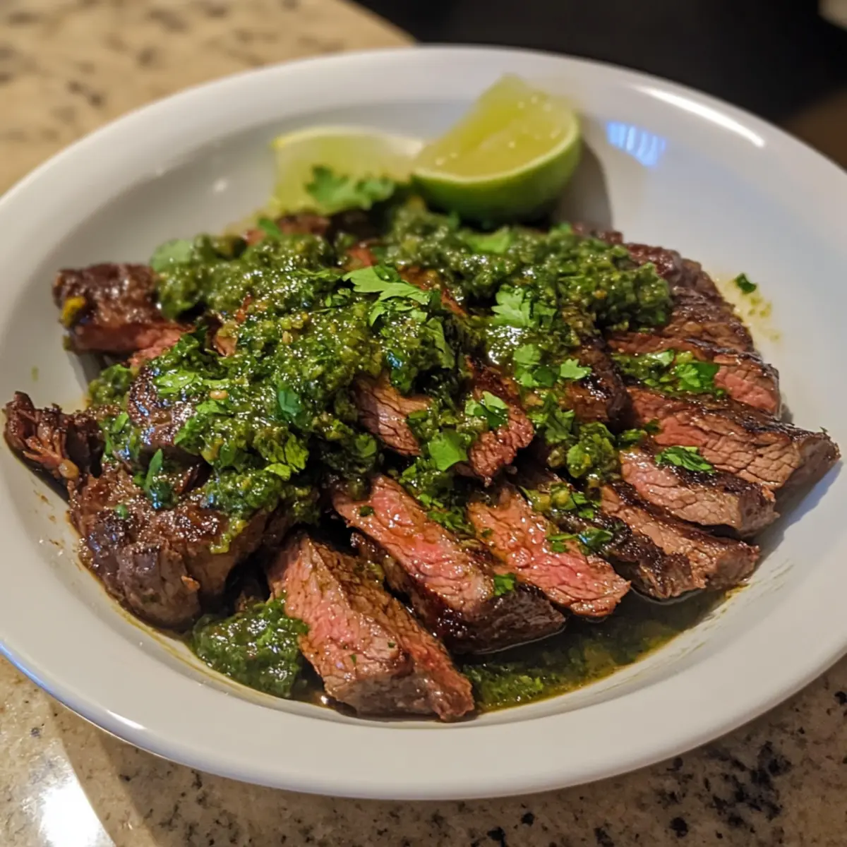 Beef Skirt Steak with Salsa Verde recipe