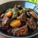 Braised Beef with Prunes and Honey recipe (Alcohol-Free)