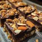 Dark Chocolate Coconut Almond Crunch Bars